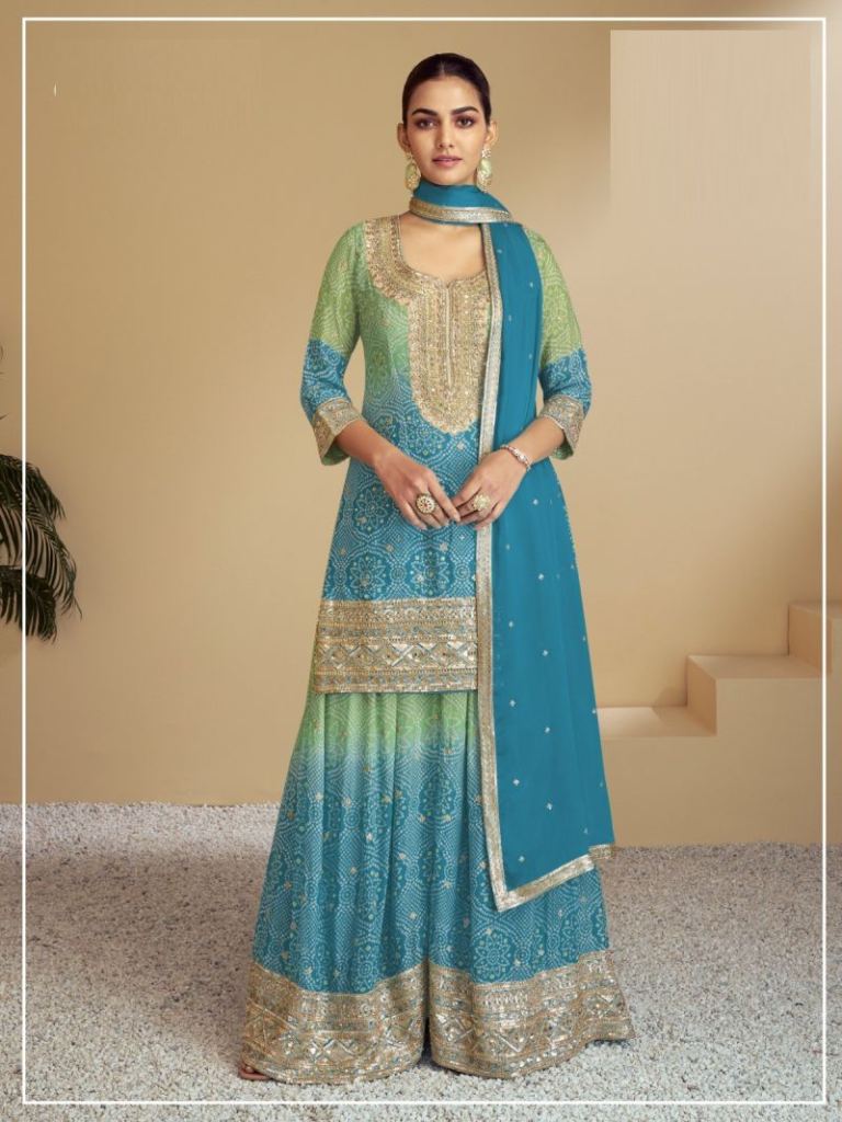 Zivara Chinon Digital Printed Salwar Kameez
