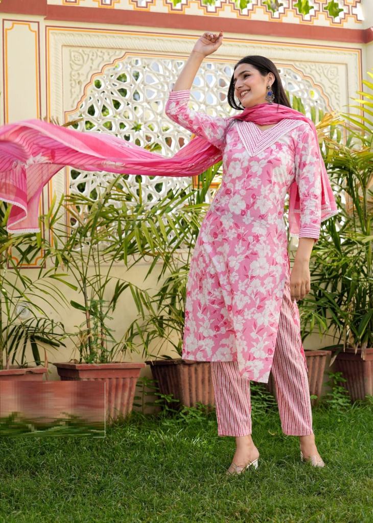 Ziyaa Vol 49 Kurti Pant With Dupatta