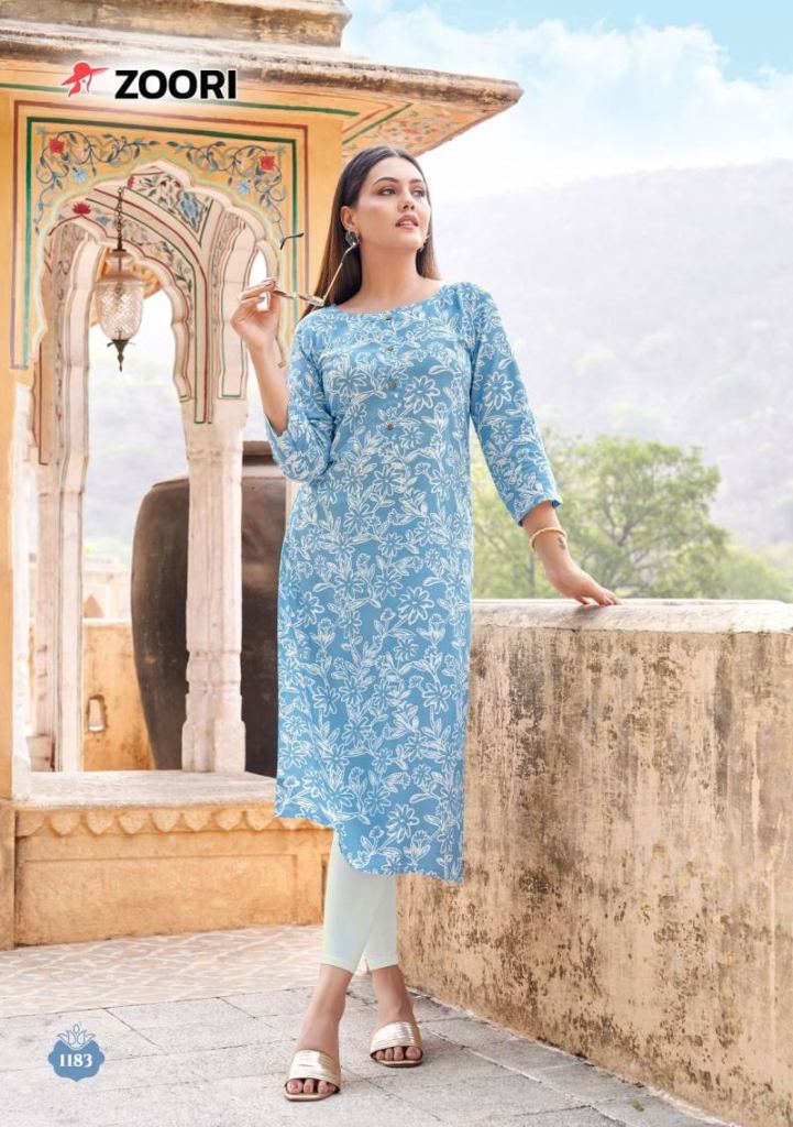 Zoori Akshara Vol 31 Printed Kurti