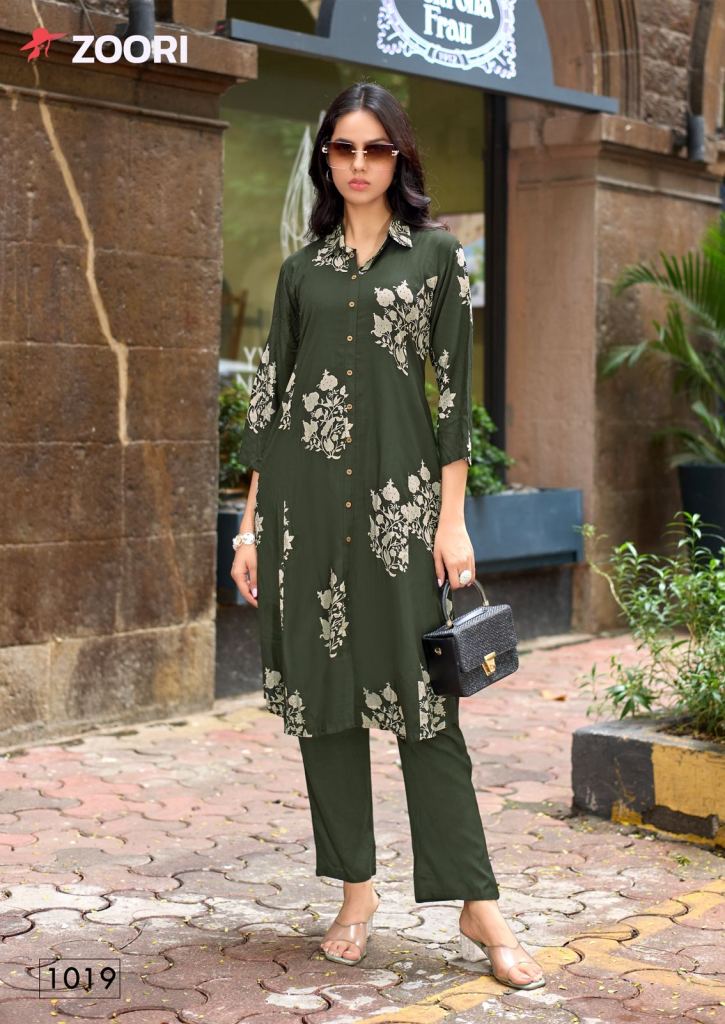 Zoori Alexa Vol 4 Printed Kurti With Bottom