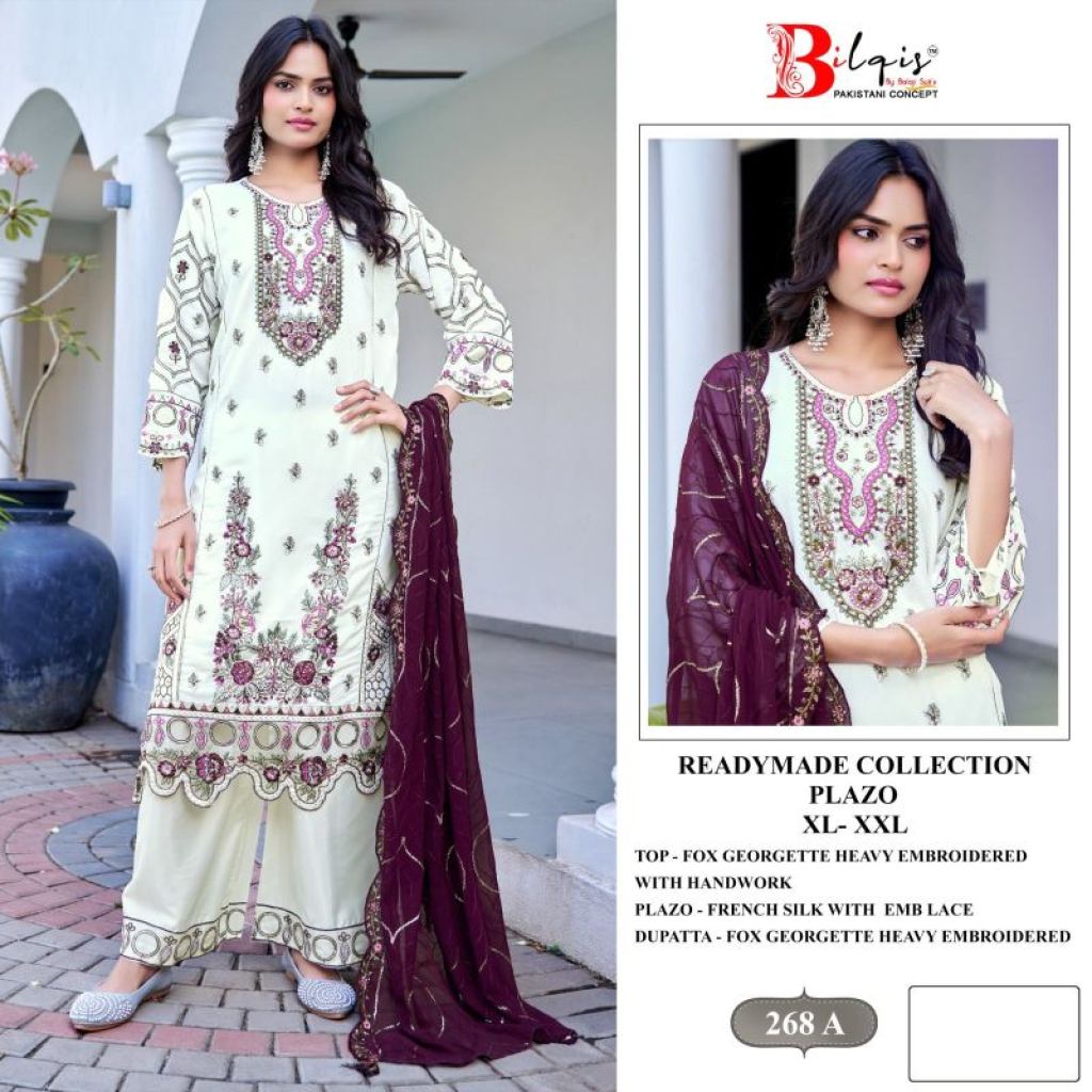 Zoya Bilqis B 268 A to D Roshni Faux Georgette Designer Suit