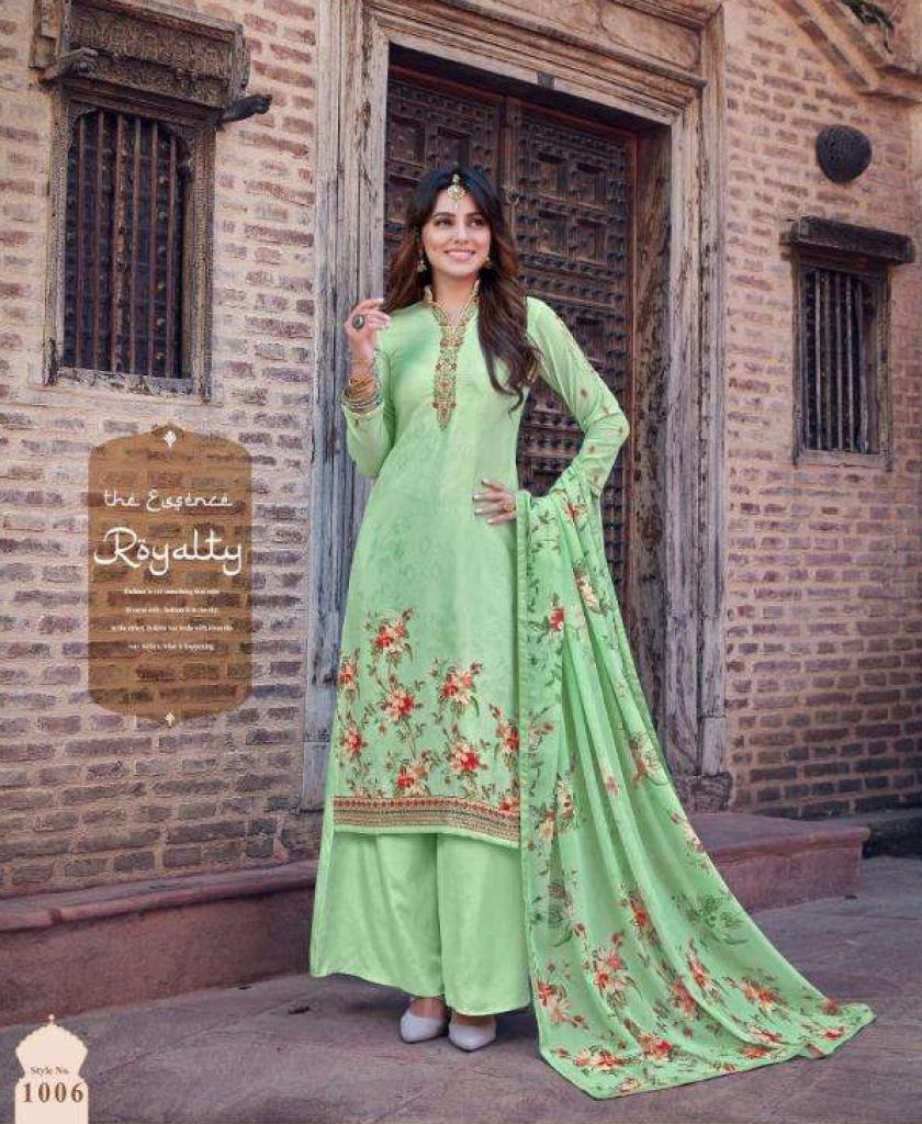 Zubeda   Presents Silky  Printed Suits