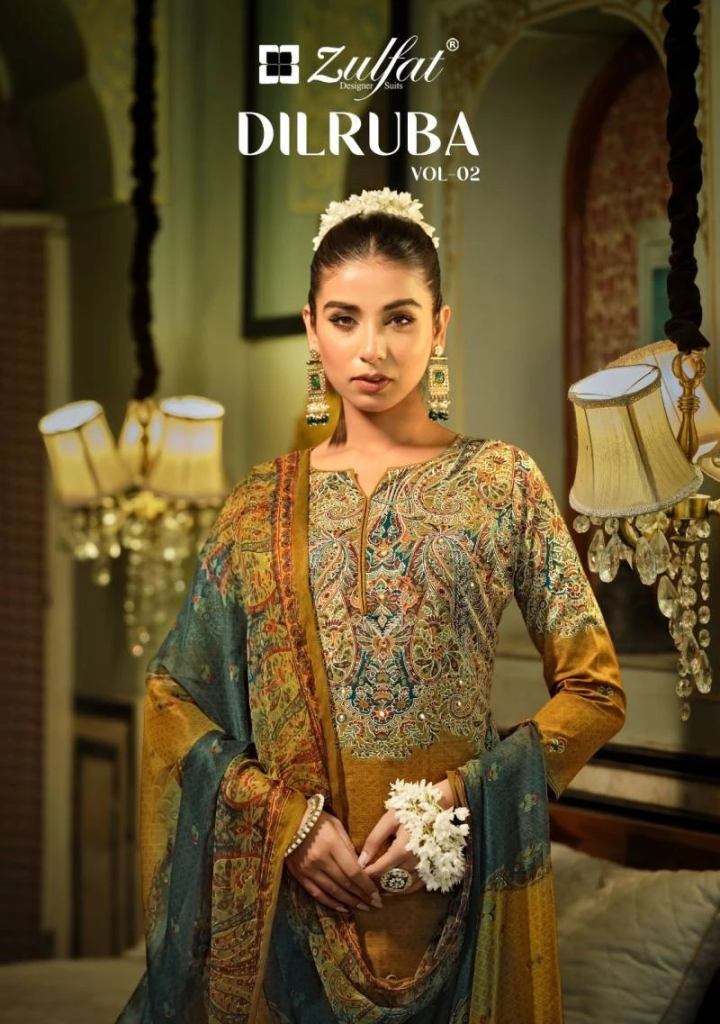 Zulfat Dilruba Vol 2 Cotton Printed Pakistani Salwar Suit 