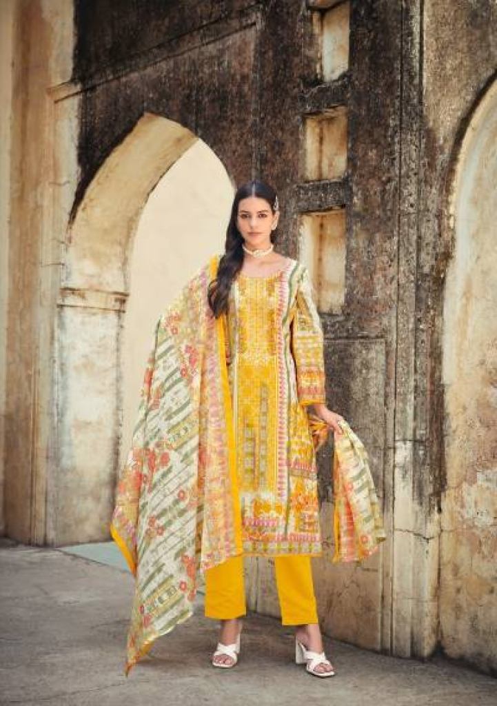 Zulfat Gulnaaz Vol 5 Printed Dress Material