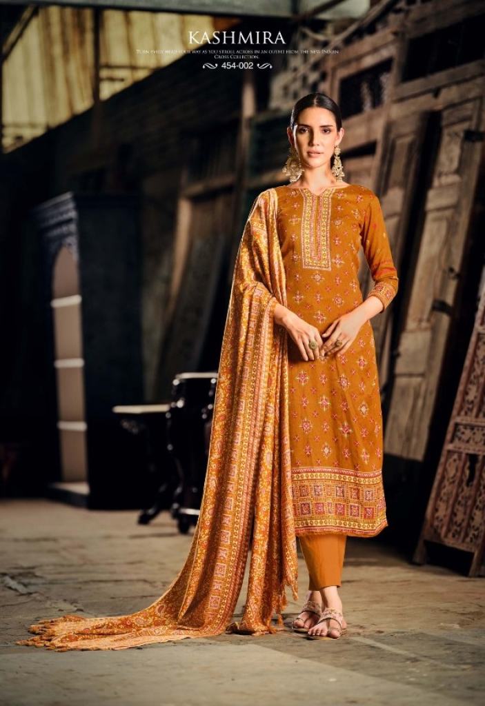 Zulfat Kashmira Pure Wool Pashmina Dress Material Catalog 