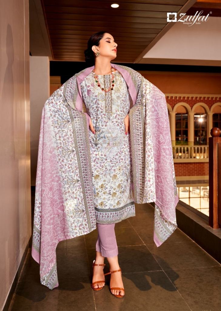 Zulfat Kavya Exclusive Designer Dress Material Collection