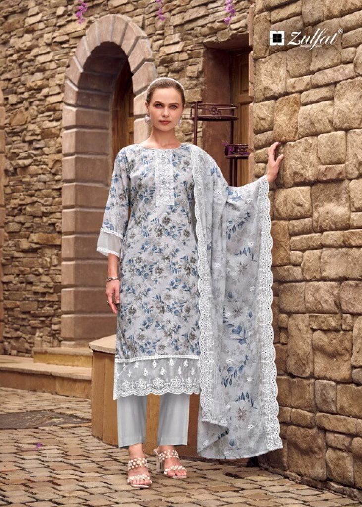 Zulfat Kiyara Printed Dress Material 