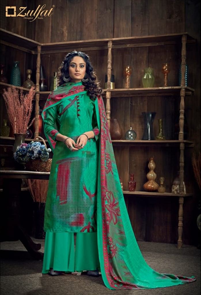  Zulfat Presents Winter Magic Designer Dress Material