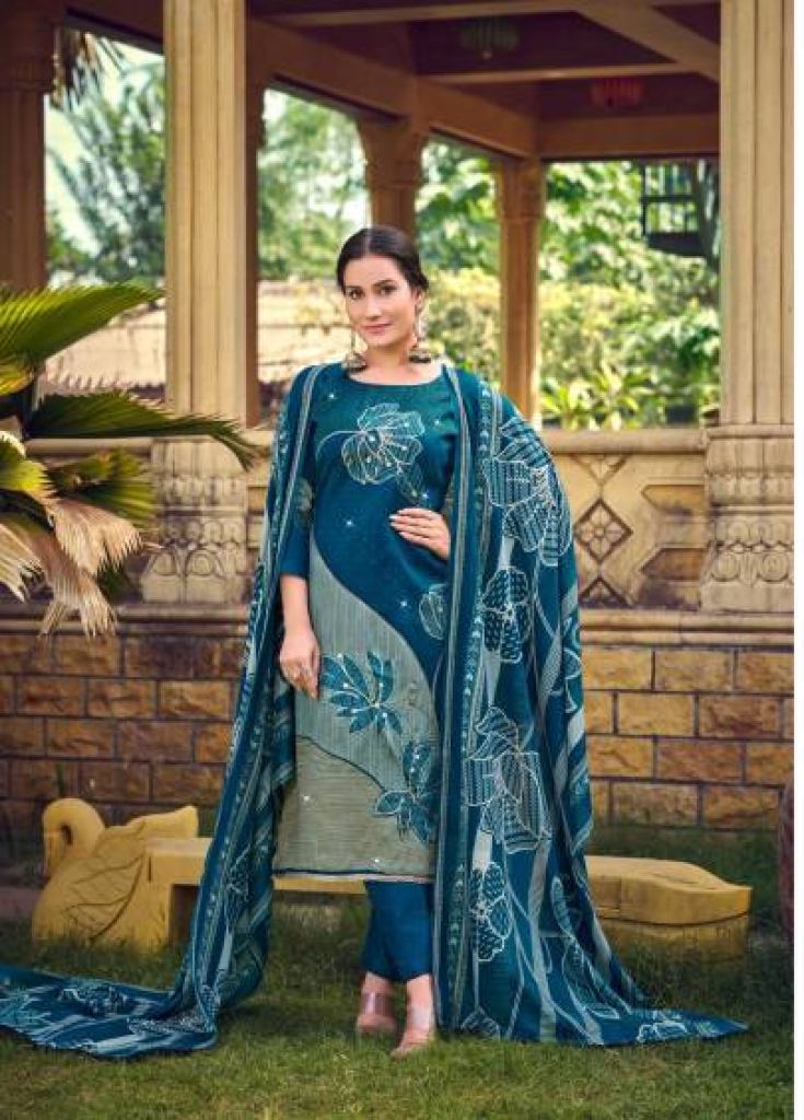 Zulfat Sajni Vol 7 Printed Dress Material