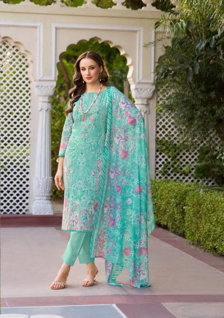 Zulfat Sana Safina Vol 2 Designer Print Dress Material