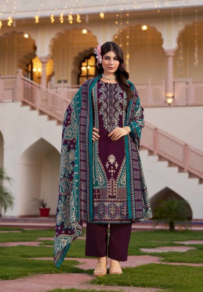 Zulfat Sanam Designer Dress Material