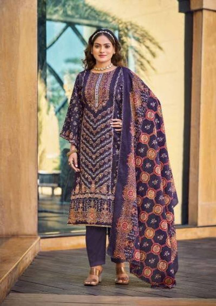 Zulfat Sangini Vol 7 Fancy Dress Material