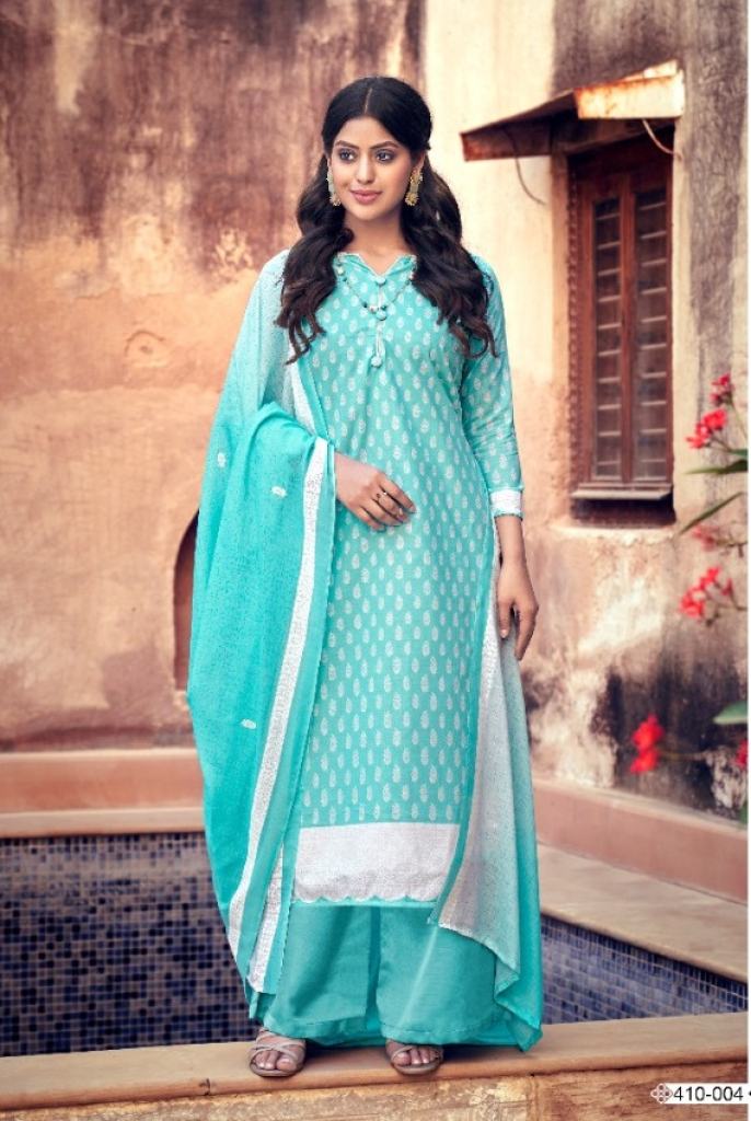 Zulfat Sparkle Catalog Casual Wear Pure Cotton Ladies Dress Materials
