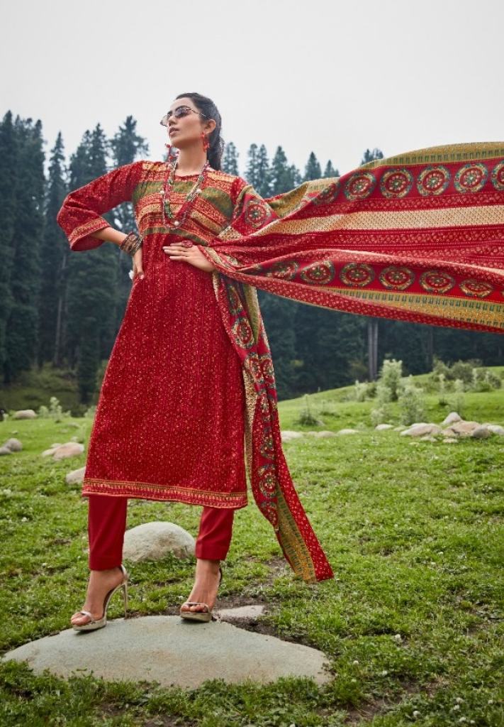 Zulfat Winter Nova Premium Woollen Pashmina  Dress Material Collection