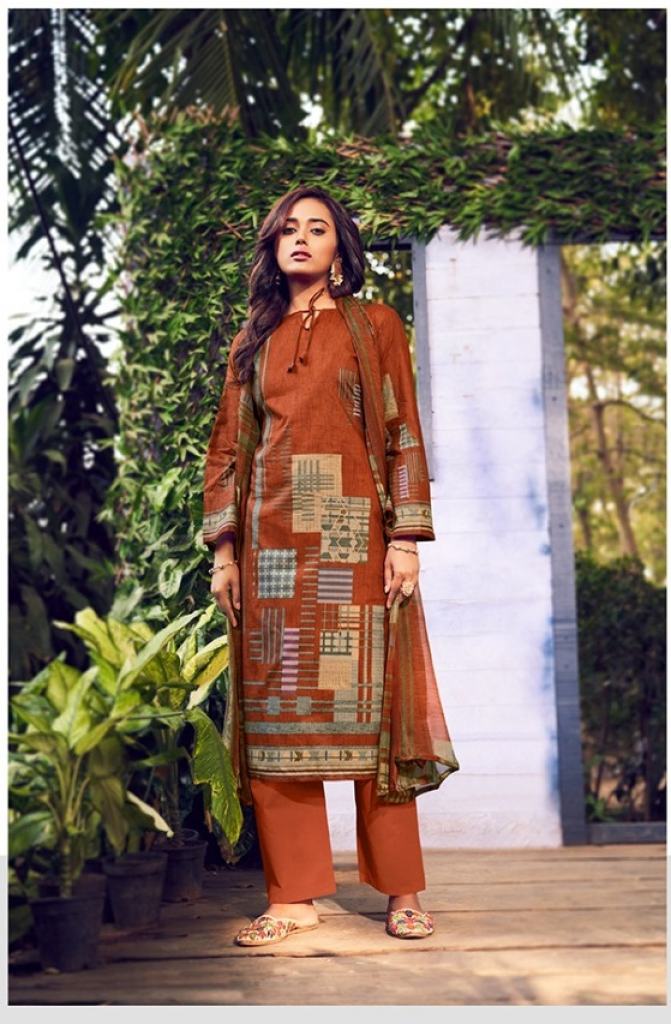 Zulfat presents Navika Digital Printed  Designer Dress Material