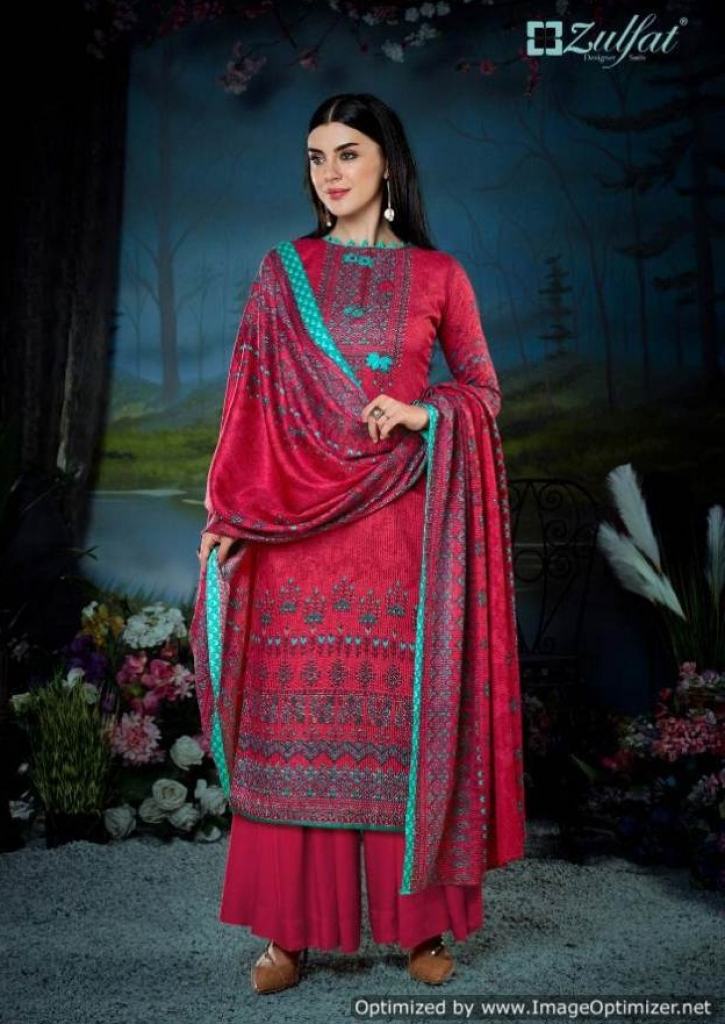 Zulfat presents Winter Fantasy  vol 2 pashmina  Dress Material