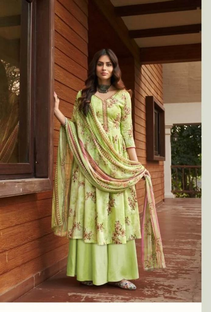 Zulfat  presents siyahi   Designer Dress Material 