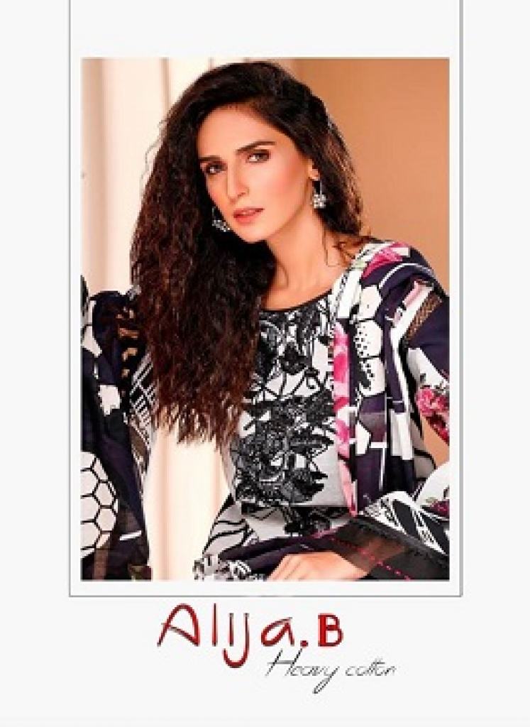 Alija B Cotton Karachi Dress Material