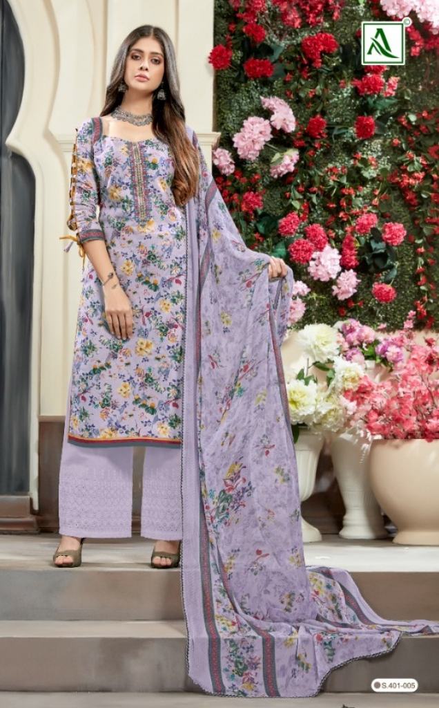 Alok Present Pihu dress material catalogue