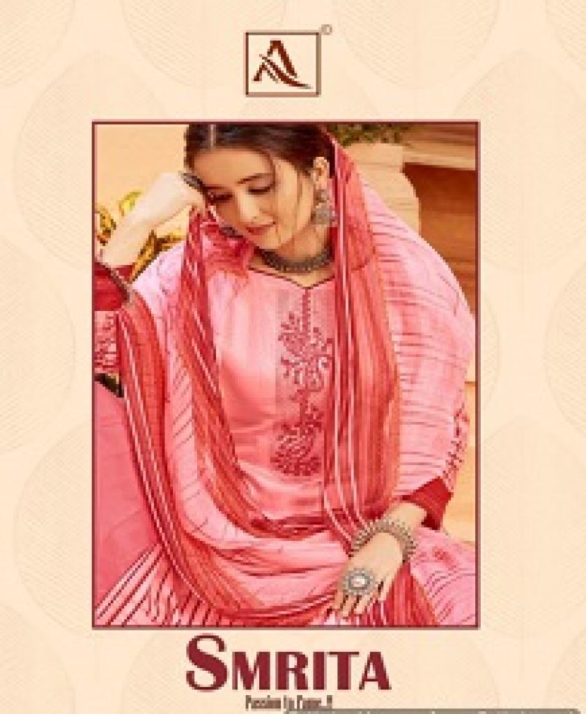 ALOK SMRITA DESIGNER PRINT WITH EMBROIDERED JAM