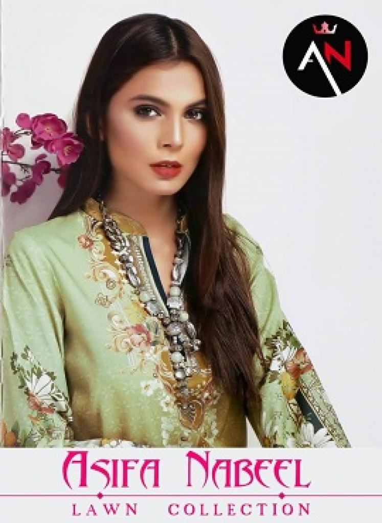 asifa nabeel lawn collection vol 4