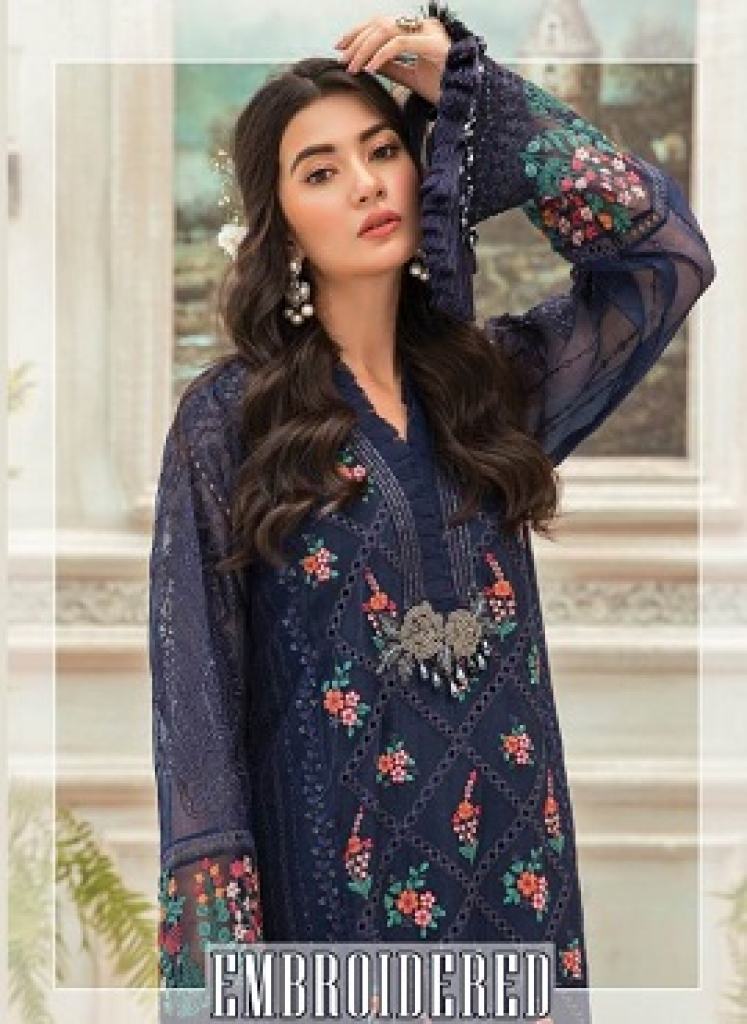 DEEPSY EMBROIDERED HEAVY GEORGETTE DESIGNER
