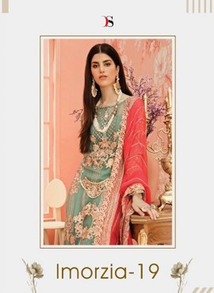 DEEPSY IMORZIA 19 GEORGETTE HEAVY EMBROIDERED