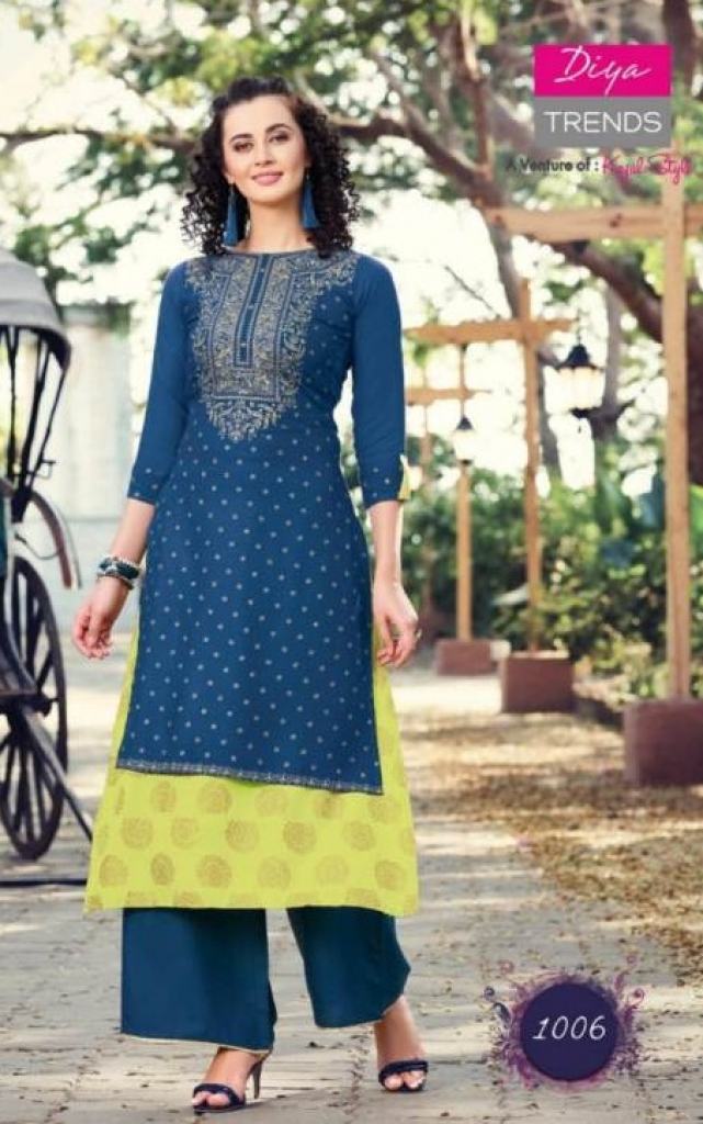 Diya Trends Present Scarlett vol 1 Kurti With Shrug collection