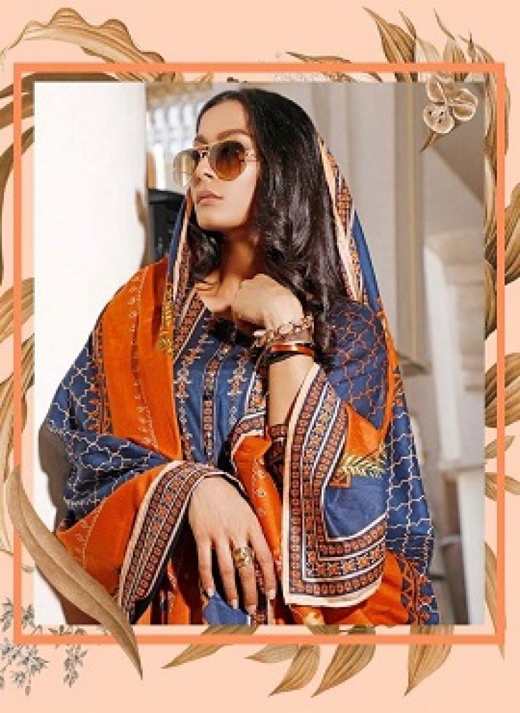 Elaaf Iman dress material