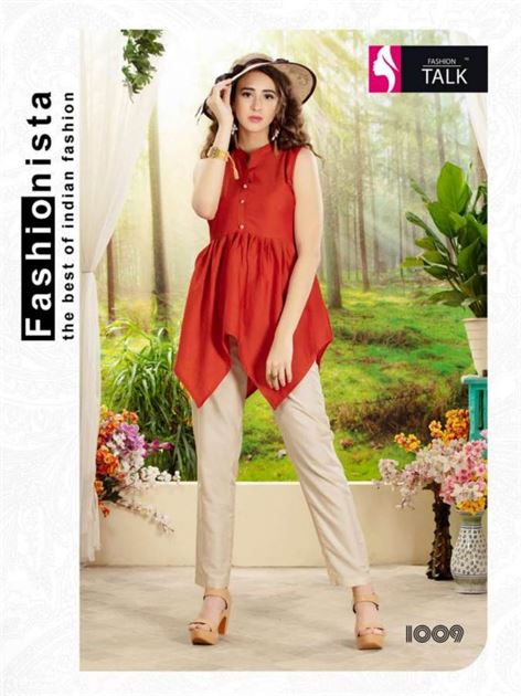 Kriyaa by fashion talk western rayon top catalogue 