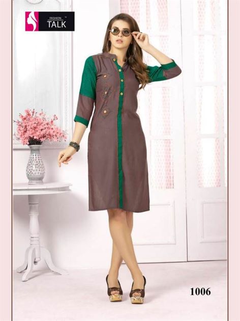 Fashion talk by siyaa daily wear kurtis catalogue 