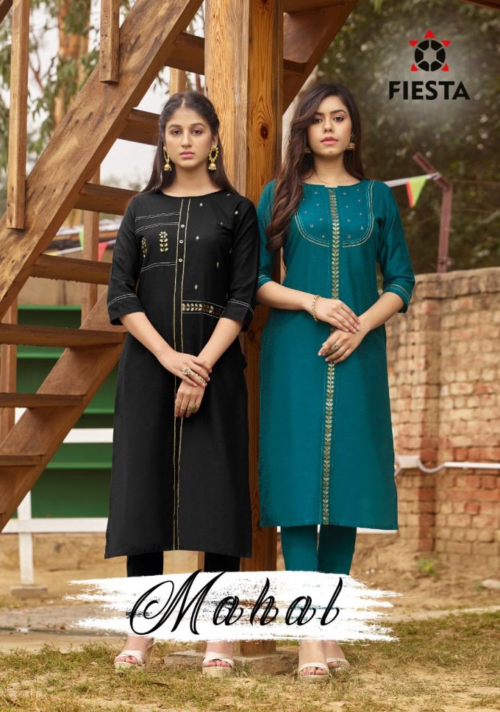 Fiesta Present Mahal Kurtis  pant collection