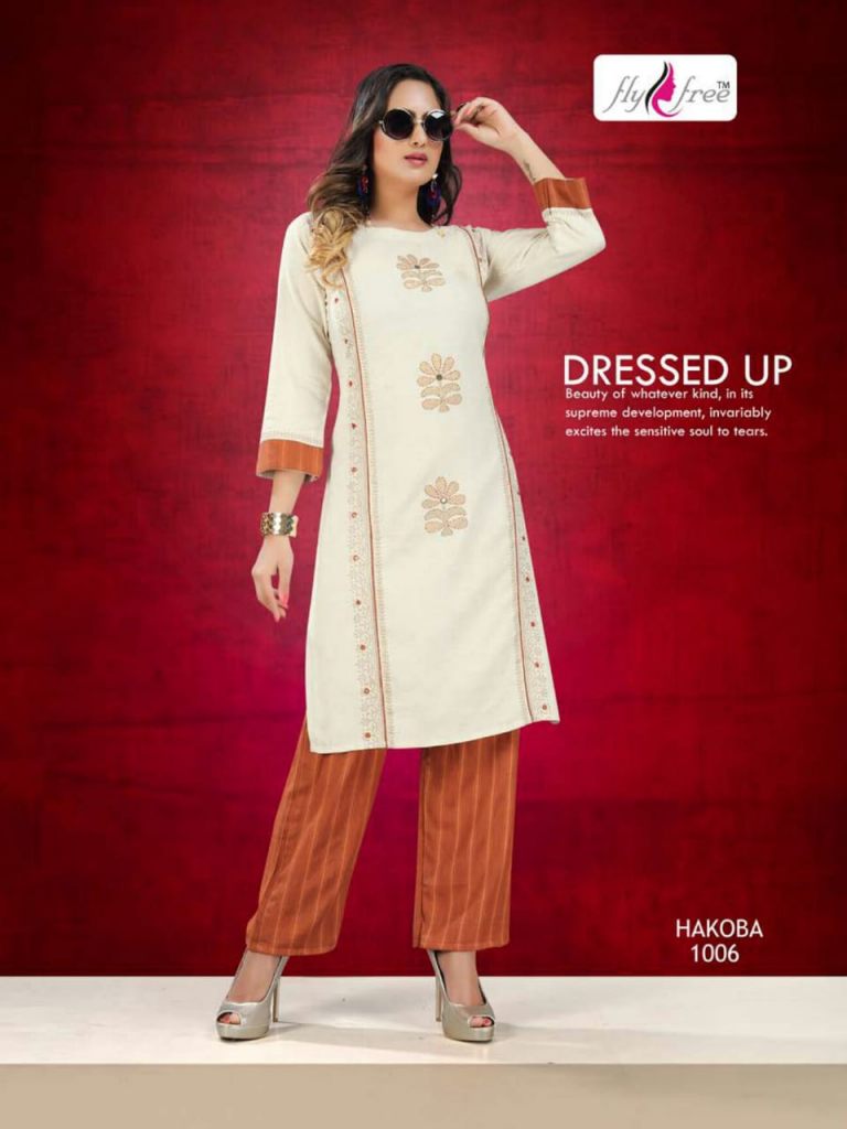 Full Sleeve Multicolor Hakoba Kurtis, Wash Care: Machine Wash at Rs 1550 in  Lucknow