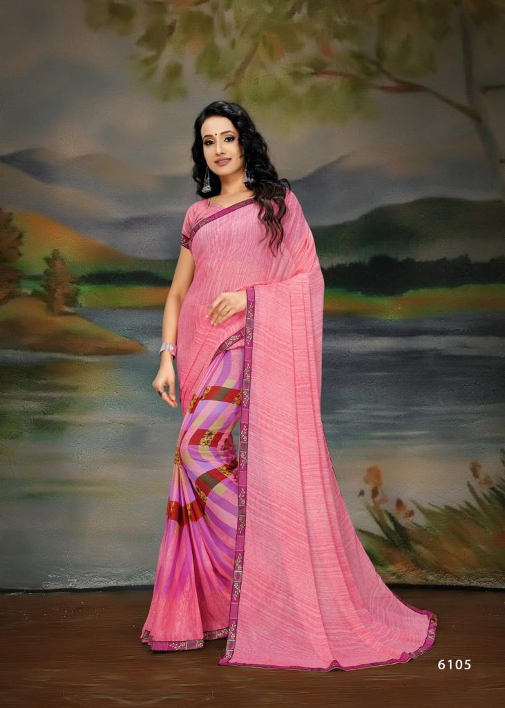 Haytee Sakhi 4 Renial Printed Saree Collection