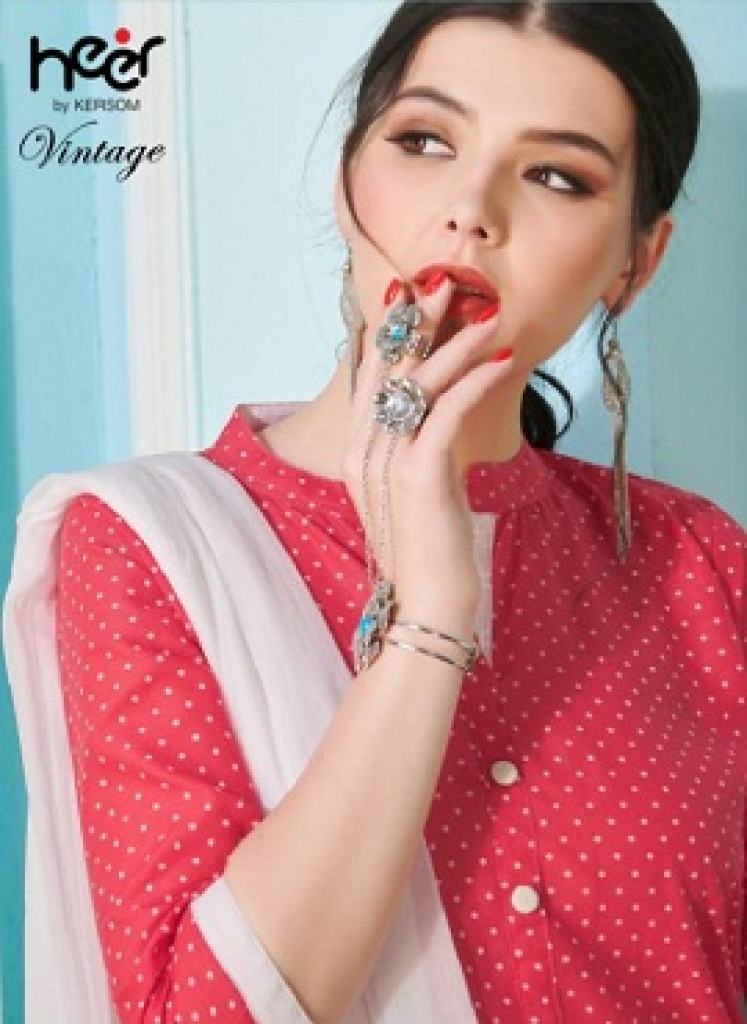 Heer Vintage cotton Dress material