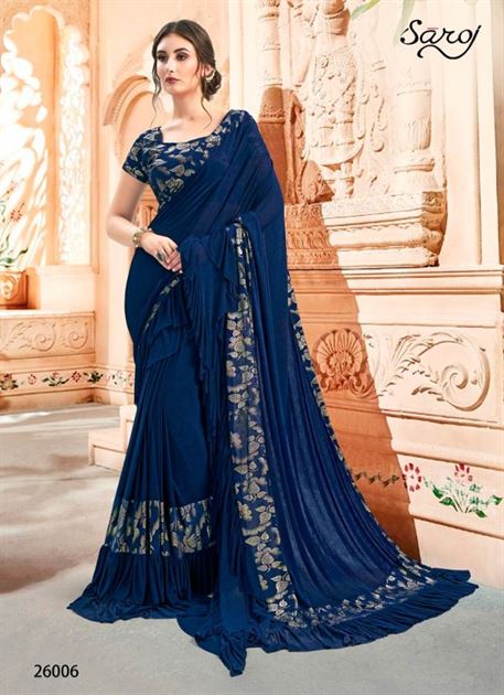 Hotstar by saroj designer party wear sarees catalogue 