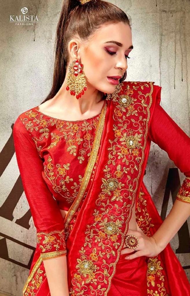 KALISTA CENTURY HEAVY GEORGETTE EMBROIDERED