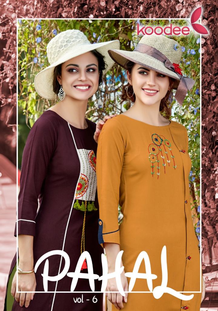 Koodee Present Pahal vol 6  kurti