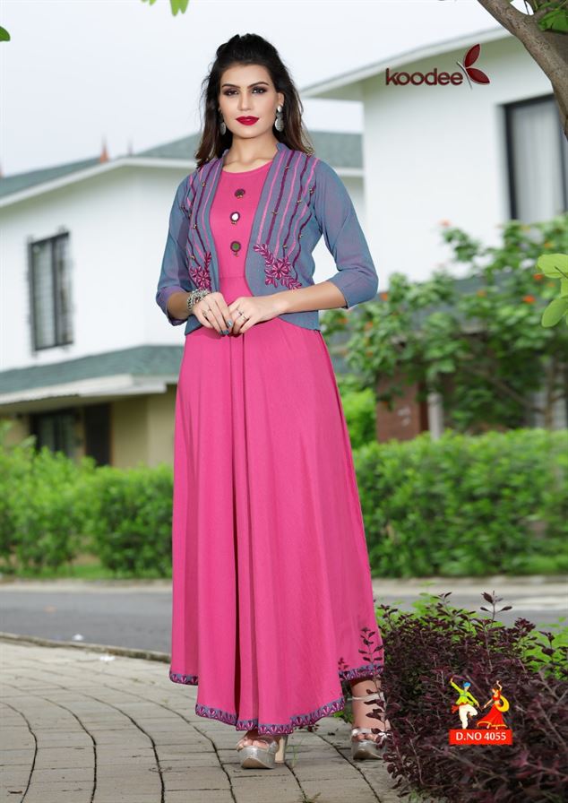 Koodee Present Rangat | Designers Kurtis With a Special Designer Jacket Catalogue