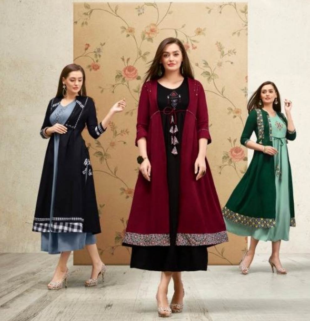 mix Party Wear kurti, Size: XL, Dry clean at Rs 1199 in Surat | ID:  21452514812