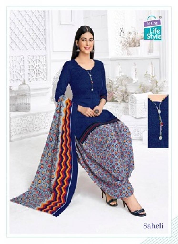 MCM SAHELI 2 PRINTED CASUAL WEAR PURE 