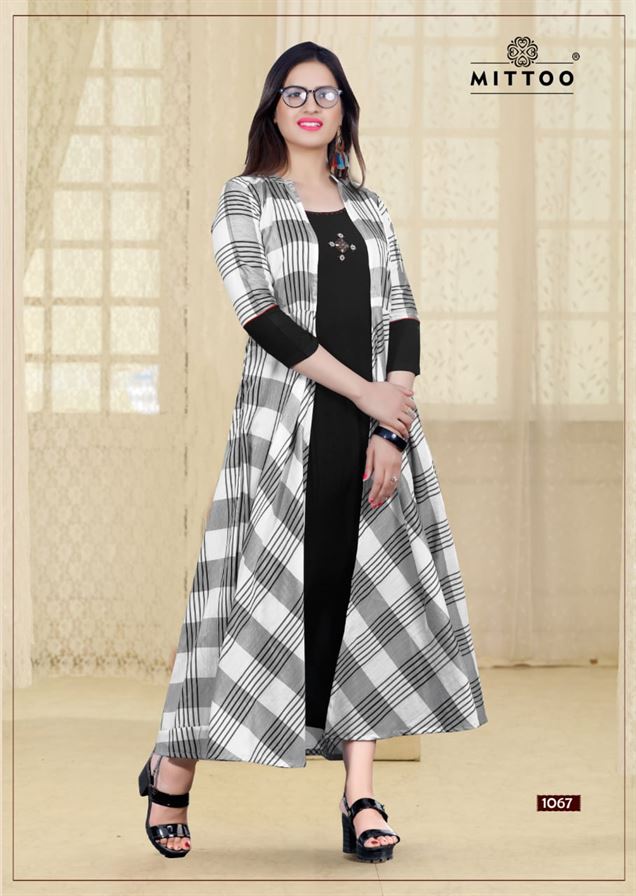 Rayon Party Wear Double Layered Designer Kurti, Size: M, L & XL at Rs 800  in Jaipur