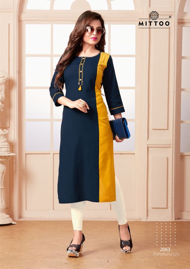 mittoo present priyal vol 8 casual wear kurtis collection