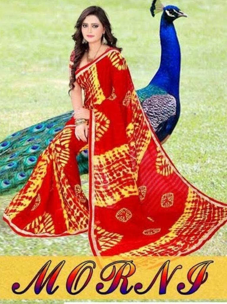 Morng Casual wear Sarees Catalogue