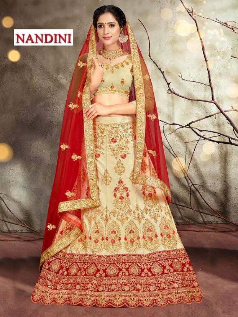 NANDINI HEAVY SILK EMBROIDERED WEDDING WEAR