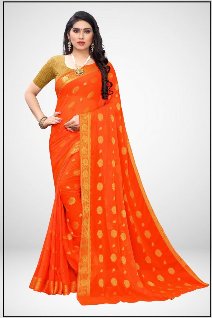 Nazmin 3 Casual Wear Chiffon Floral Printed Sarees
