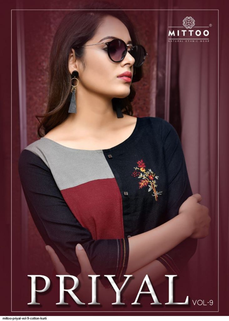 Priyal vol 9 By Mittoo Kurtis Catalogue