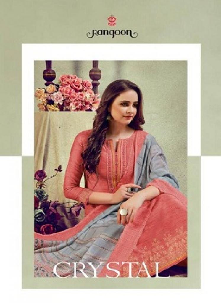 Rangoon Crystal Silk Jacquard Ready Made Collection