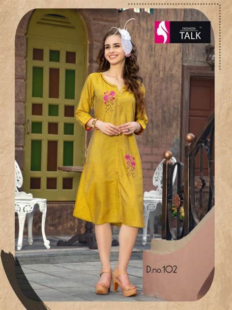 rose berryy by fashion talk kurtis catalogue 51566377086