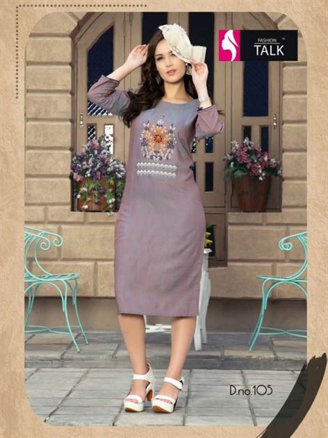 rose berryy by fashion talk kurtis catalogue 81566377092